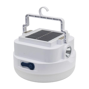 Solar powered portable camping light
